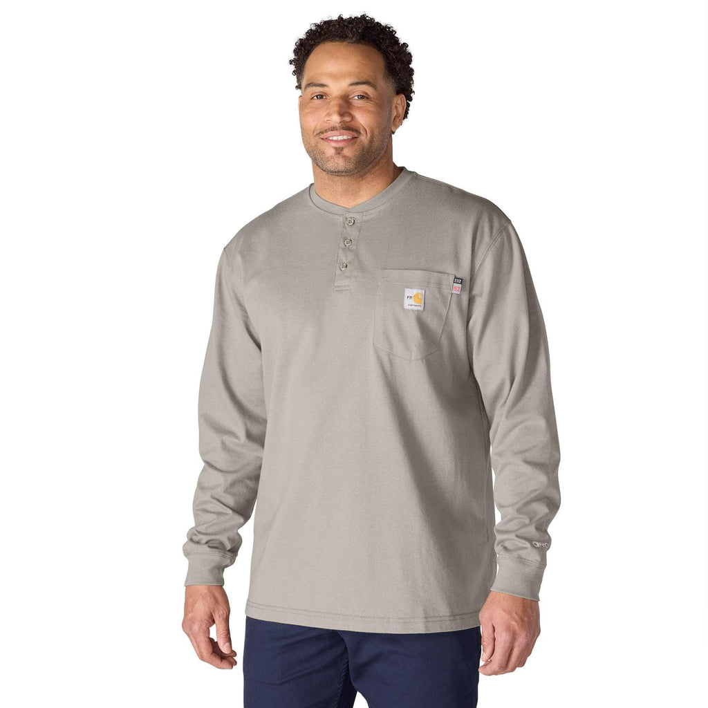 Men's fr force dearborn loose fit long sleeve henley