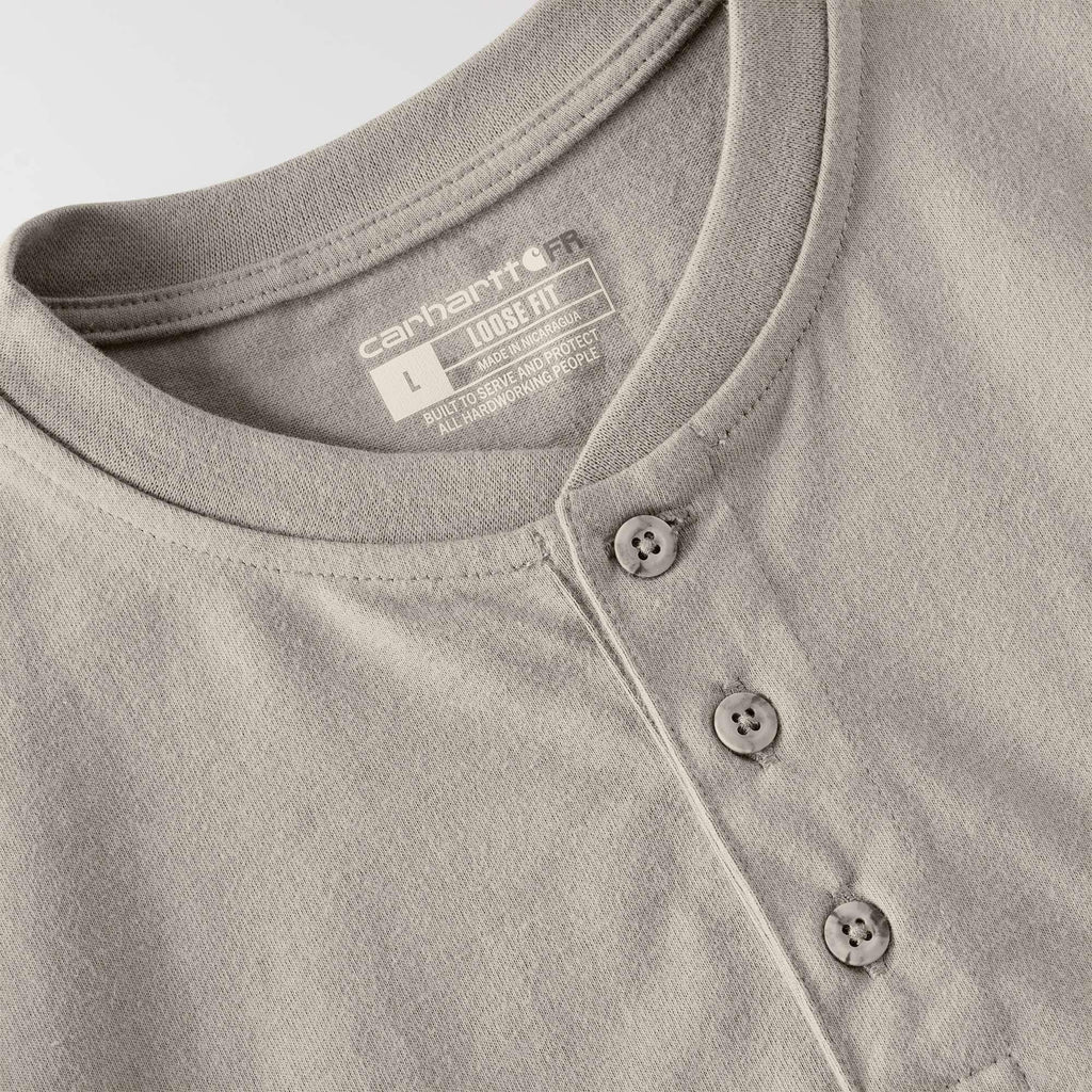 Men's fr force dearborn loose fit long sleeve henley