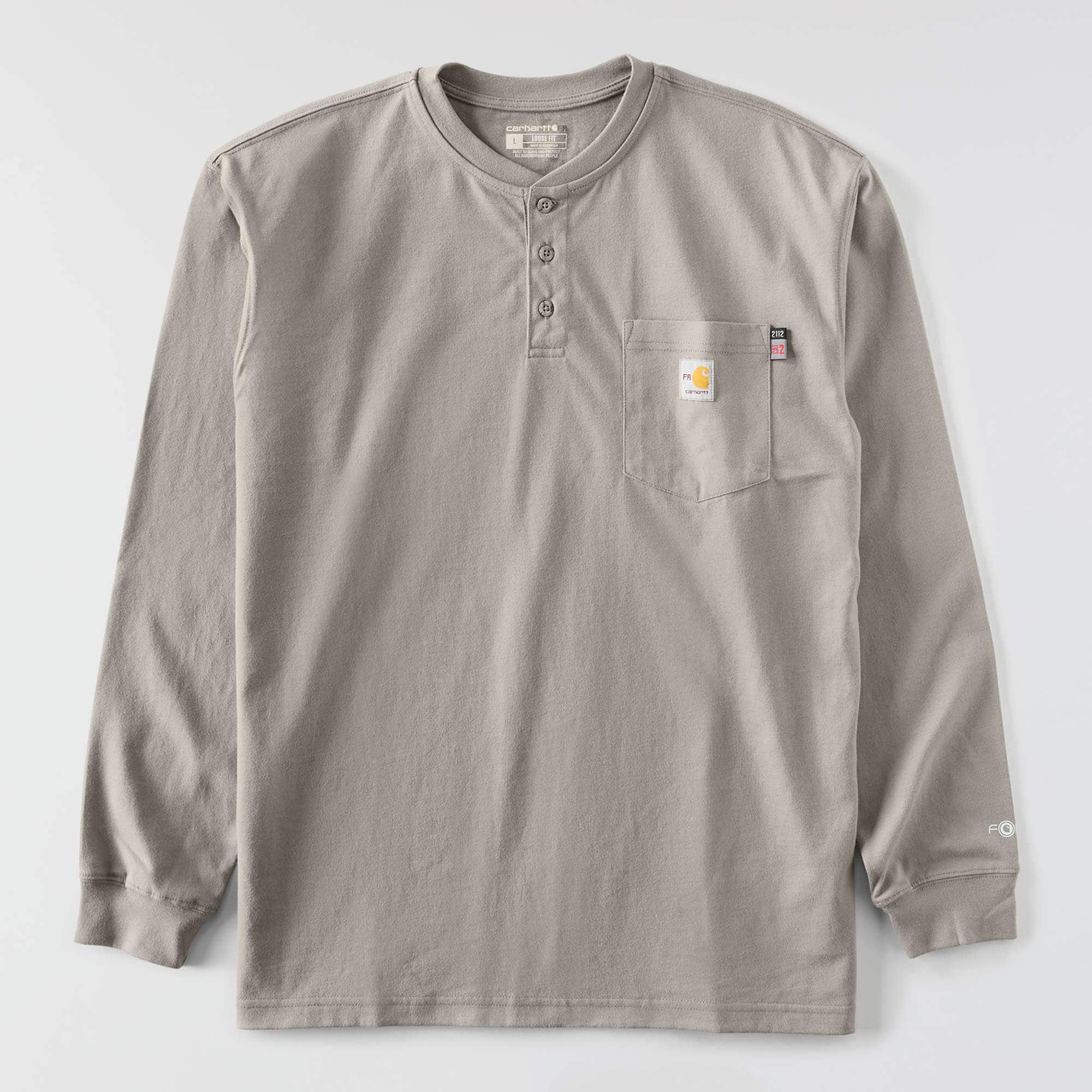 Men's fr force dearborn loose fit long sleeve henley