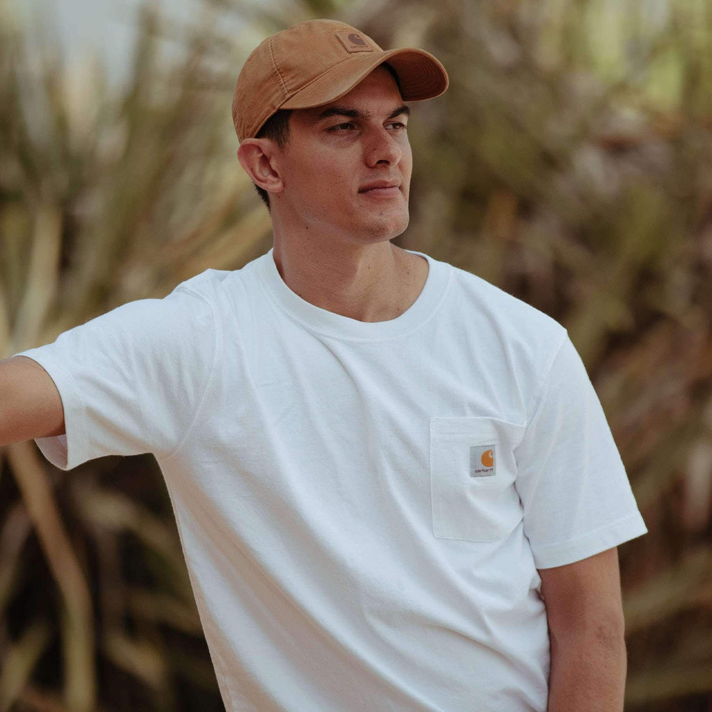 Canvas logo baseball cap