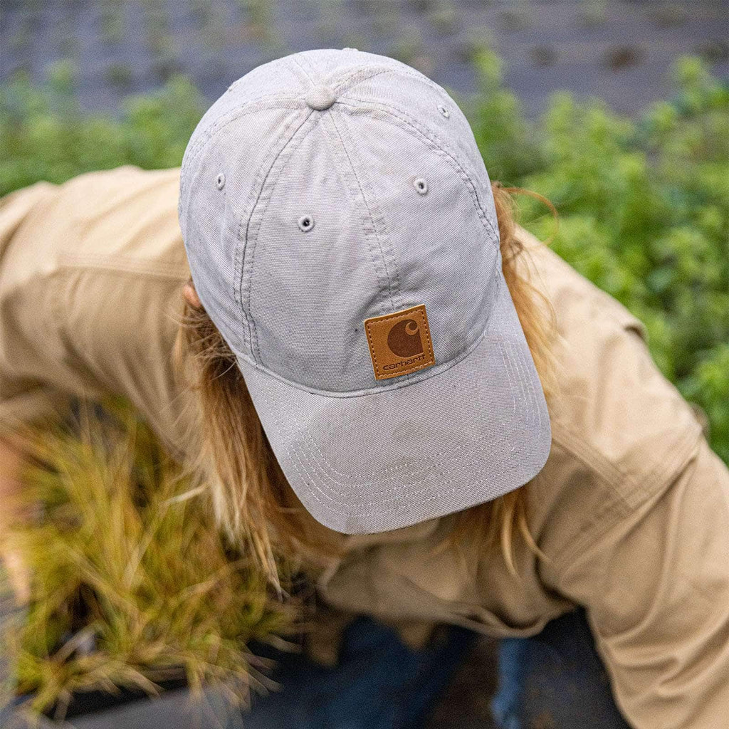Canvas logo baseball cap