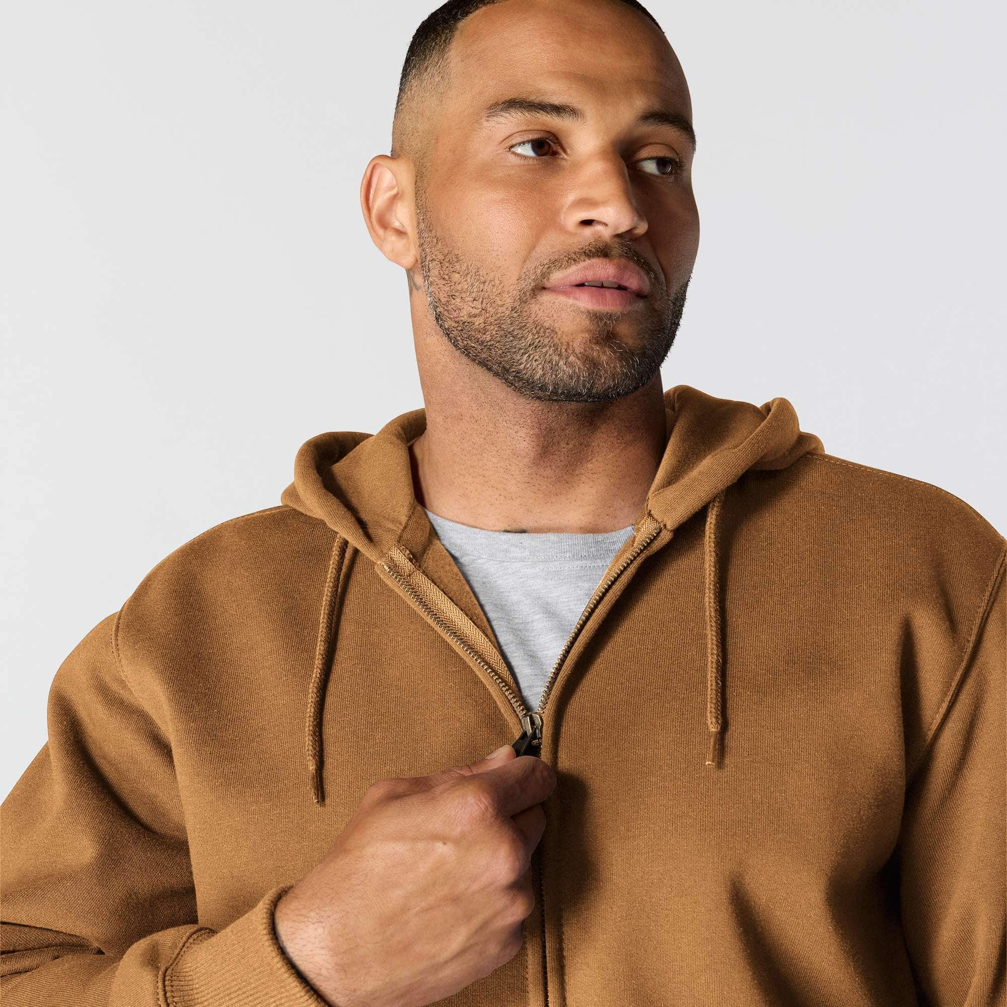 Men's paxton water repellent heavyweight full-zip hoodie - carhartt rain defender hoodies