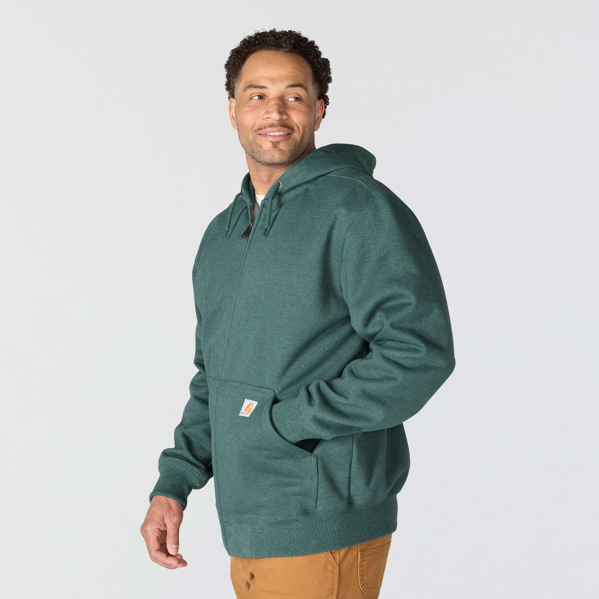 Men's paxton water repellent heavyweight full-zip hoodie - carhartt rain defender hoodies