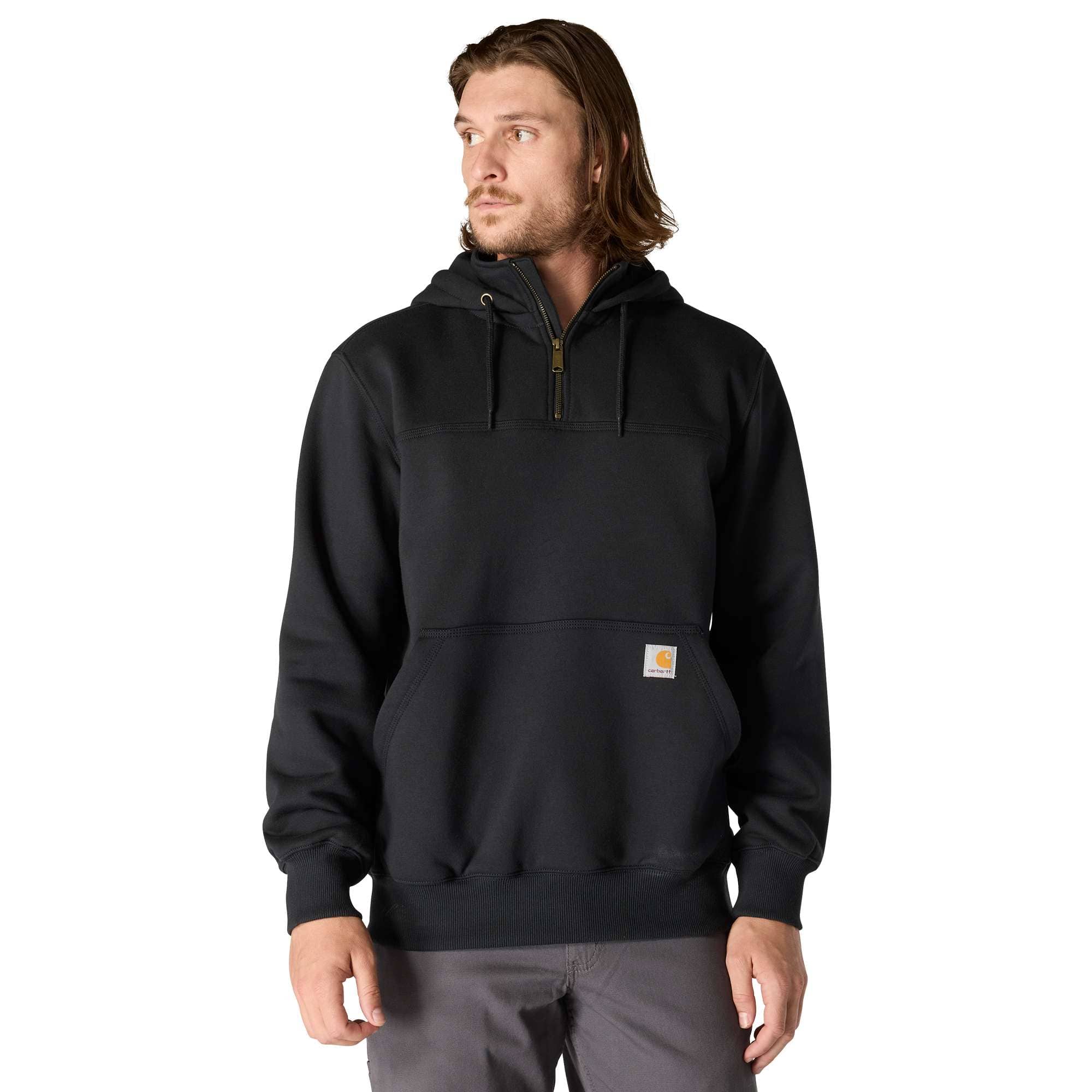 Men's paxton water repellent heavyweight quarter zip hoodie - carhartt rain defender hoodies
