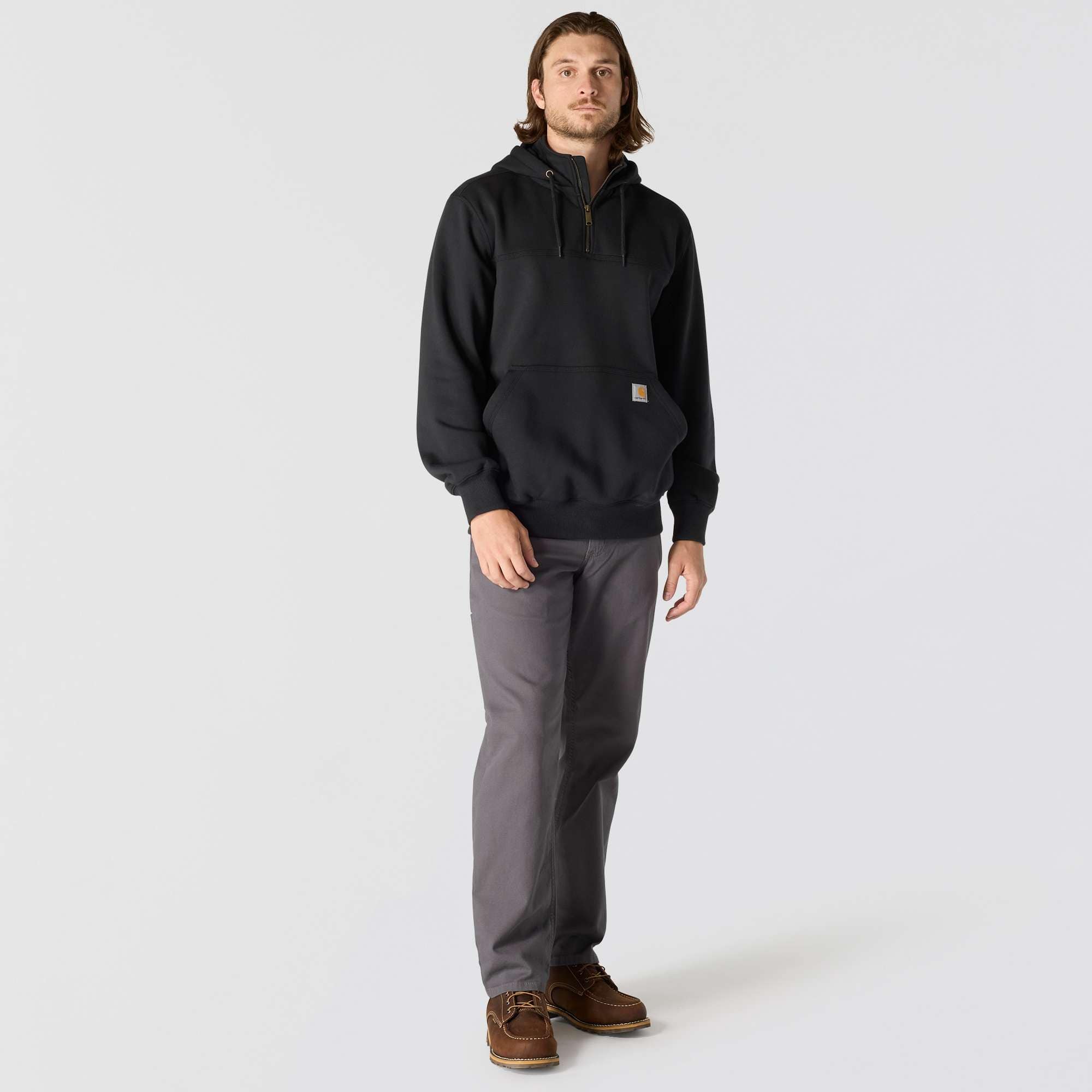 Men's paxton water repellent heavyweight quarter zip hoodie - carhartt rain defender hoodies