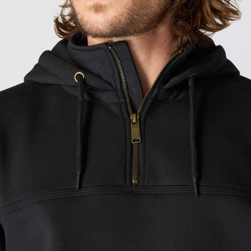 Men's paxton water repellent heavyweight quarter zip hoodie - carhartt rain defender hoodies