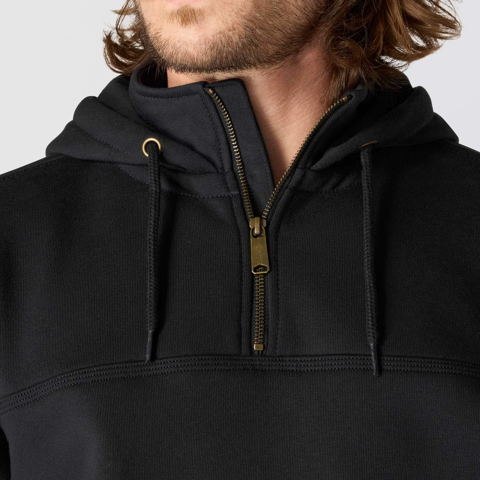 Men's paxton water repellent heavyweight quarter zip hoodie - carhartt rain defender hoodies