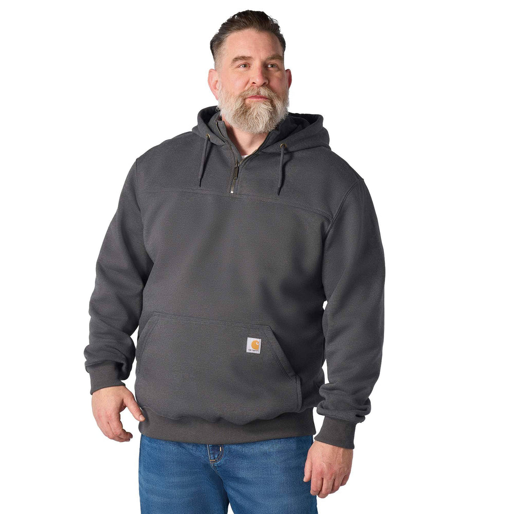 Men's paxton water repellent heavyweight quarter zip hoodie - carhartt rain defender hoodies