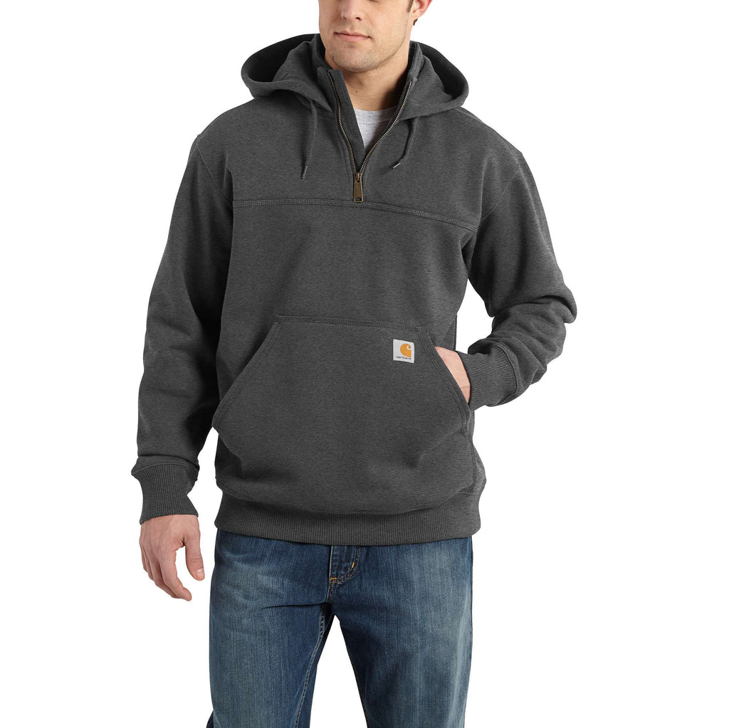 Men's paxton water repellent heavyweight quarter zip hoodie - carhartt rain defender hoodies