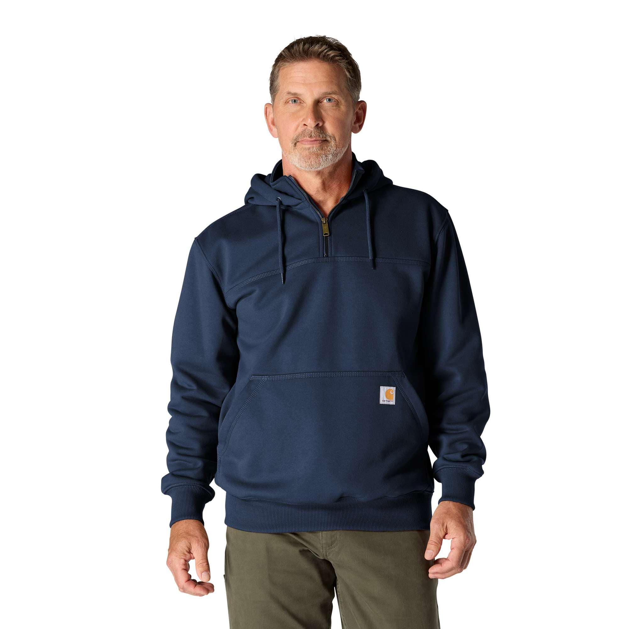 Men's paxton water repellent heavyweight quarter zip hoodie - carhartt rain defender hoodies