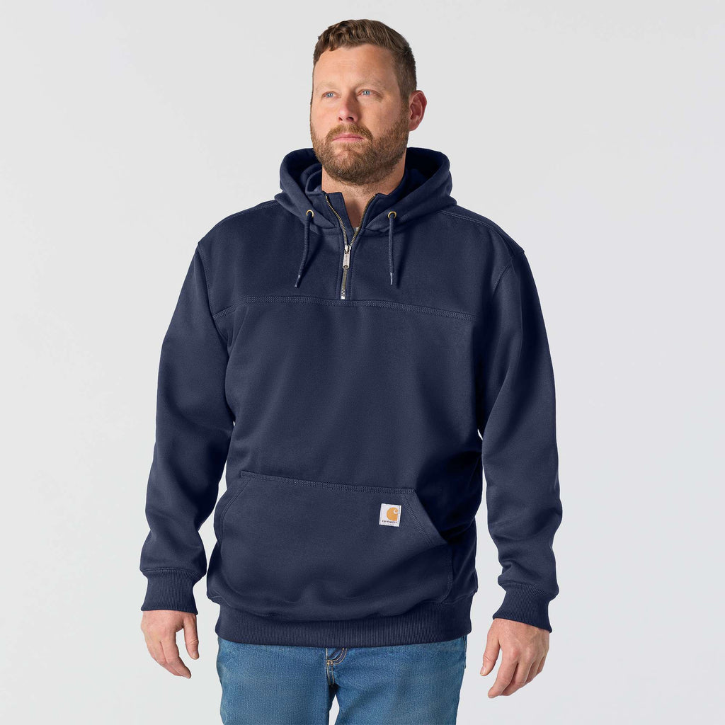 Men's paxton water repellent heavyweight quarter zip hoodie - carhartt rain defender hoodies
