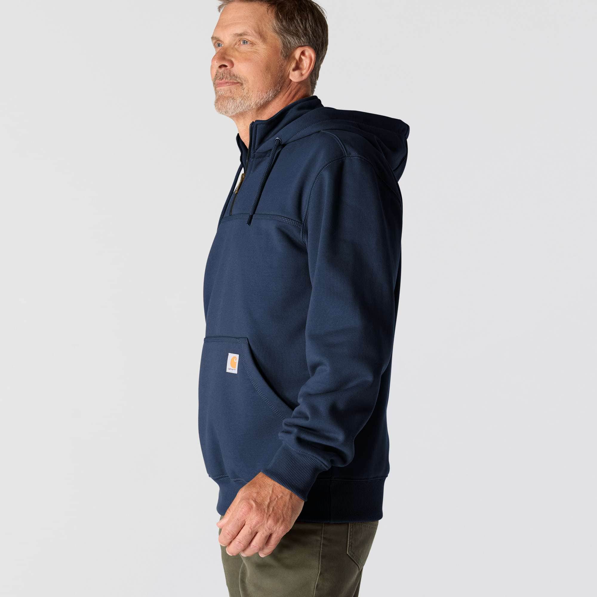 Men's paxton water repellent heavyweight quarter zip hoodie - carhartt rain defender hoodies