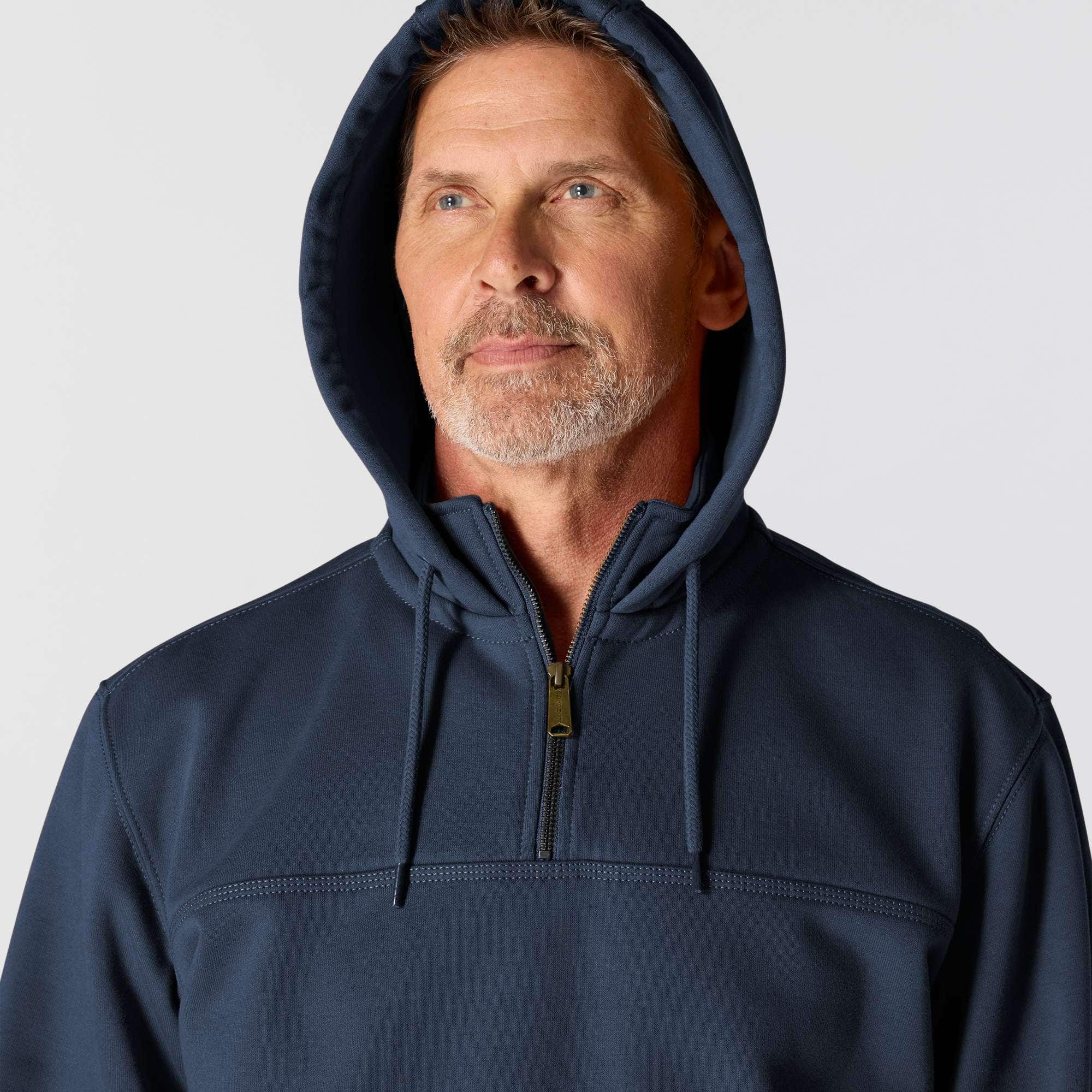 Men's paxton water repellent heavyweight quarter zip hoodie - carhartt rain defender hoodies