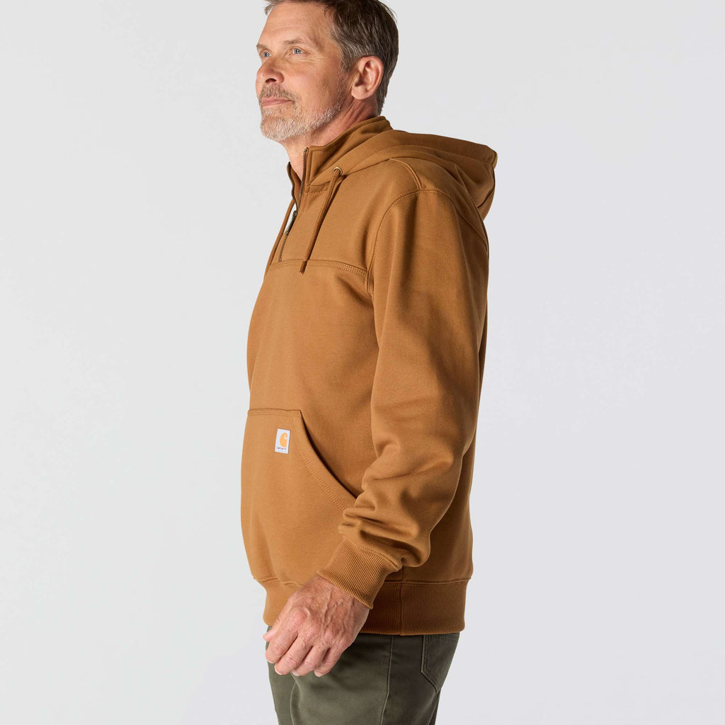 Men's paxton water repellent heavyweight quarter zip hoodie - carhartt rain defender hoodies