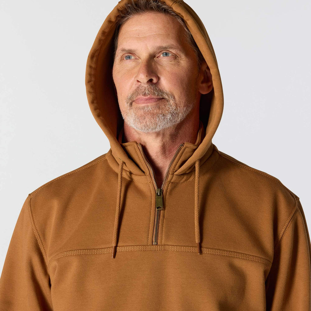 Men's paxton water repellent heavyweight quarter zip hoodie - carhartt rain defender hoodies