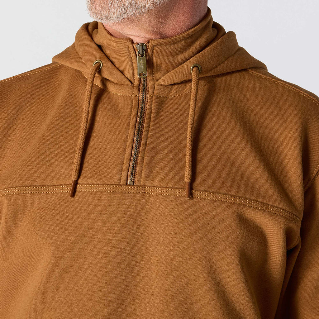 Men's paxton water repellent heavyweight quarter zip hoodie - carhartt rain defender hoodies