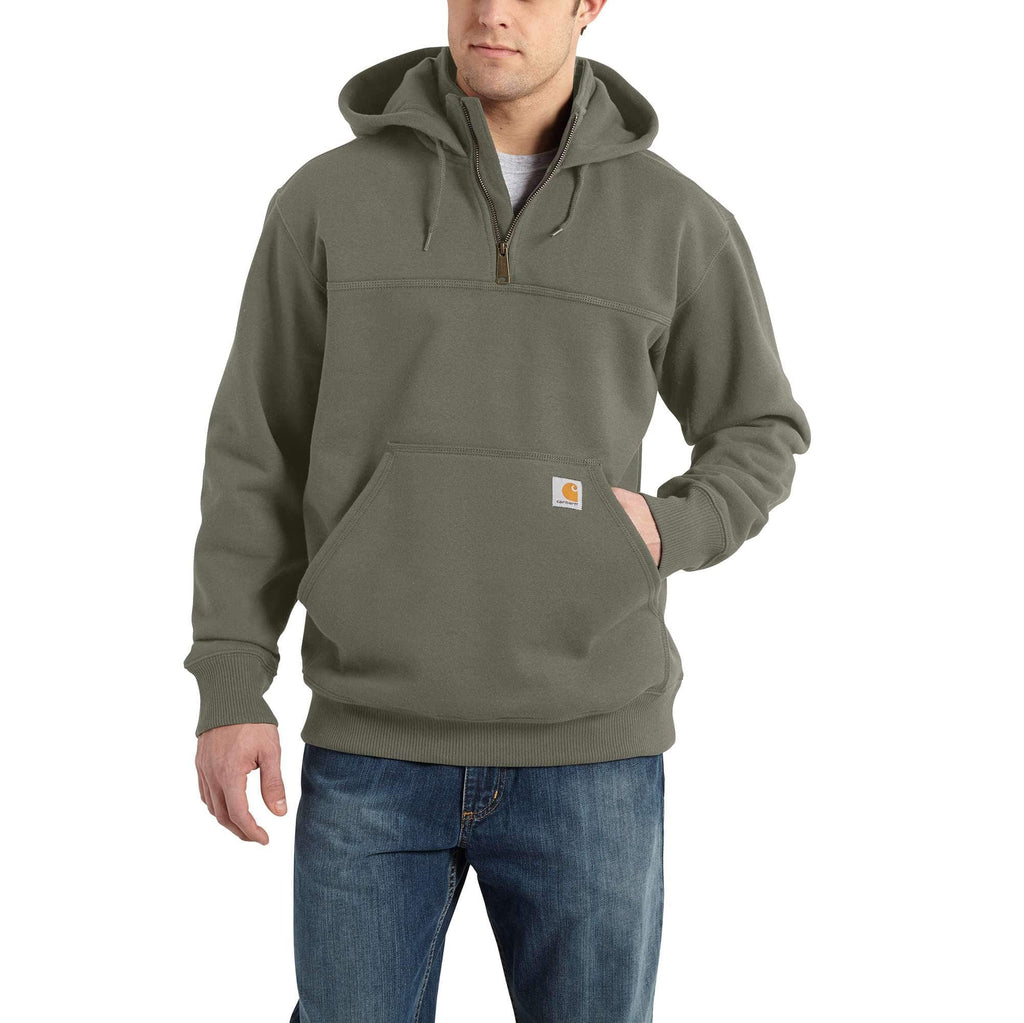 Men's paxton water repellent heavyweight quarter zip hoodie - carhartt rain defender hoodies