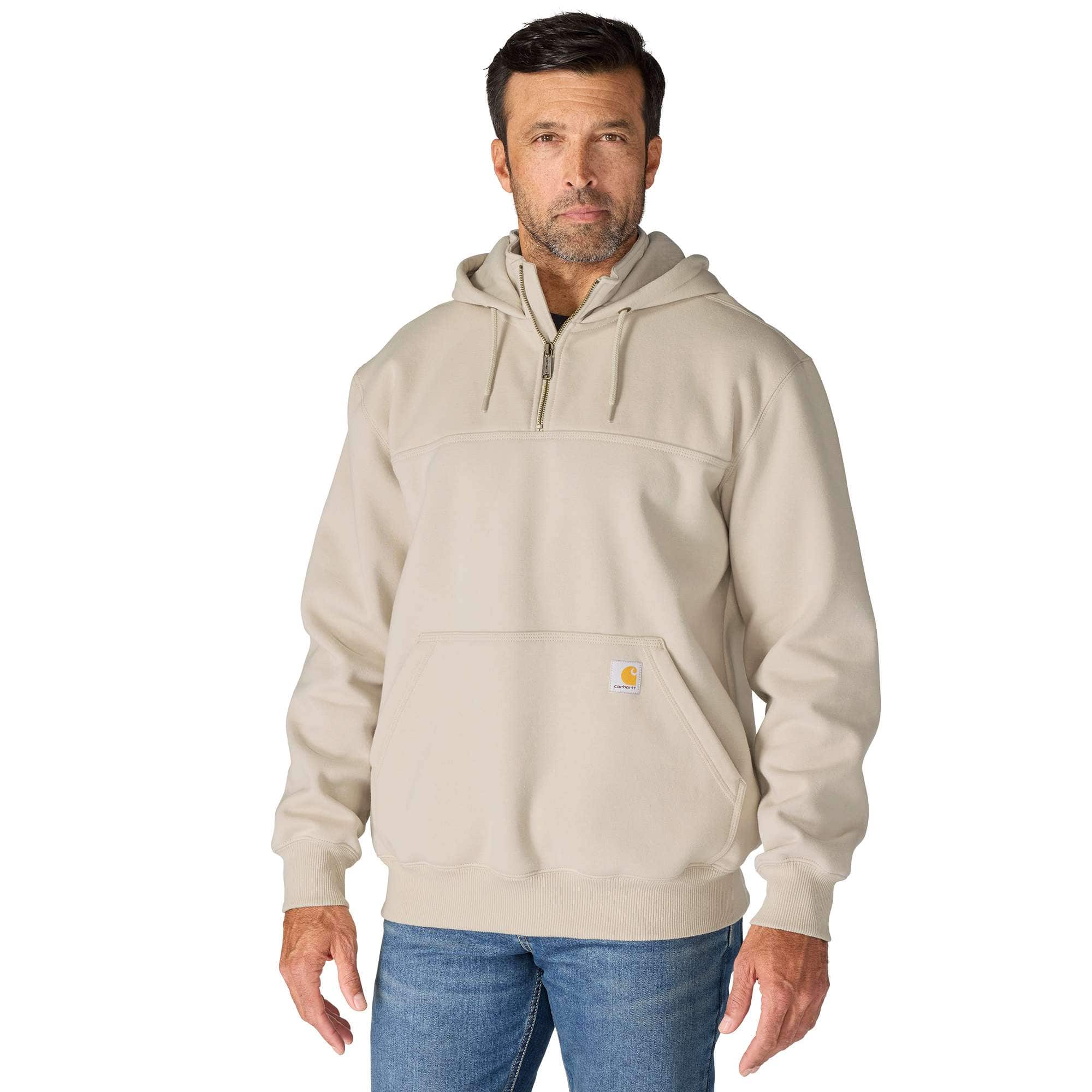 Men's paxton water repellent heavyweight quarter zip hoodie - carhartt rain defender hoodies