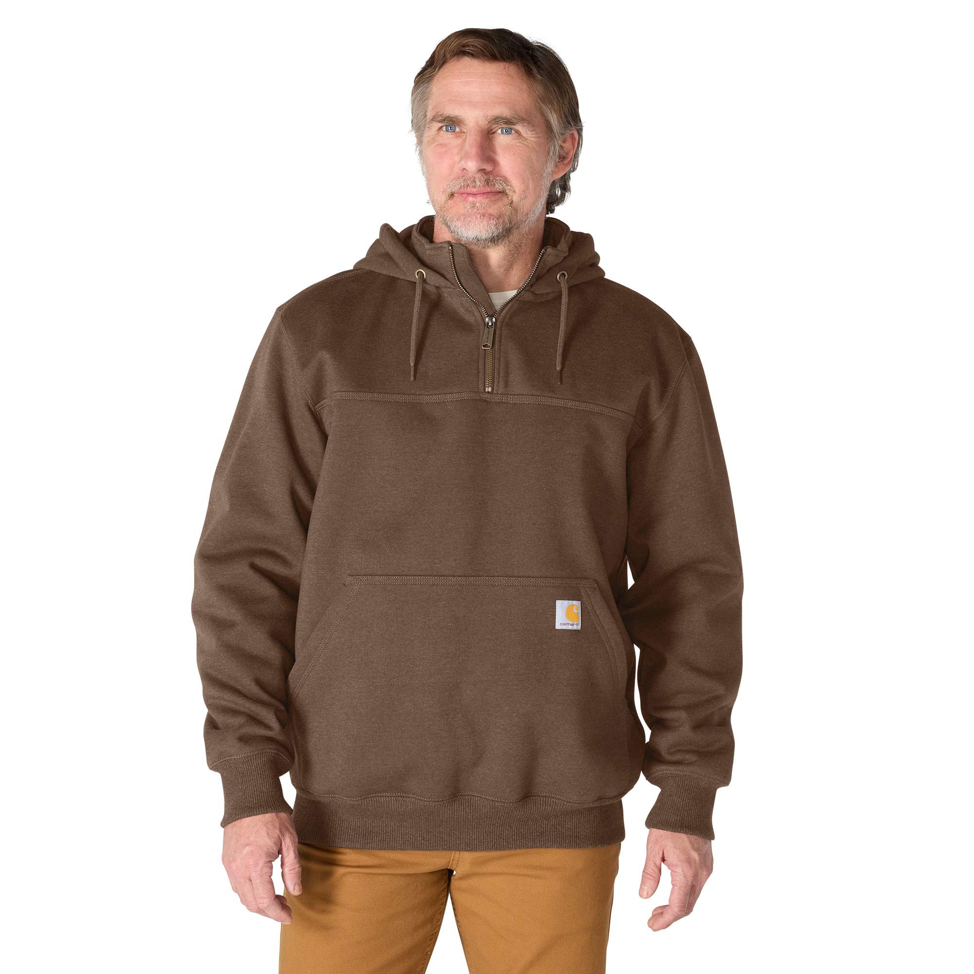 Men's paxton water repellent heavyweight quarter zip hoodie - carhartt rain defender hoodies