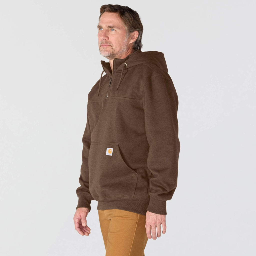 Men's paxton water repellent heavyweight quarter zip hoodie - carhartt rain defender hoodies