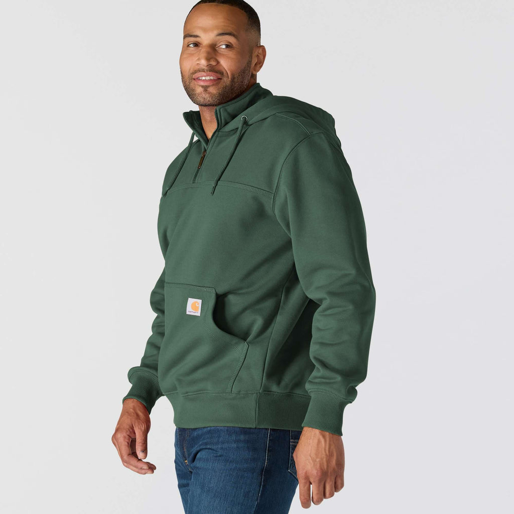 Men's paxton water repellent heavyweight quarter zip hoodie - carhartt rain defender hoodies