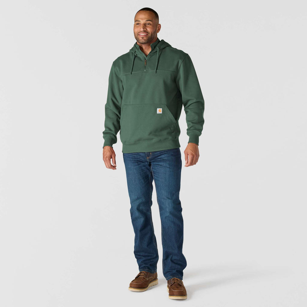 Men's paxton water repellent heavyweight quarter zip hoodie - carhartt rain defender hoodies