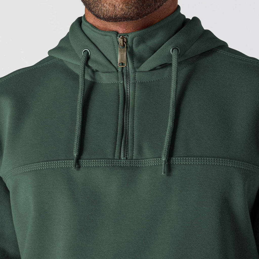 Men's paxton water repellent heavyweight quarter zip hoodie - carhartt rain defender hoodies