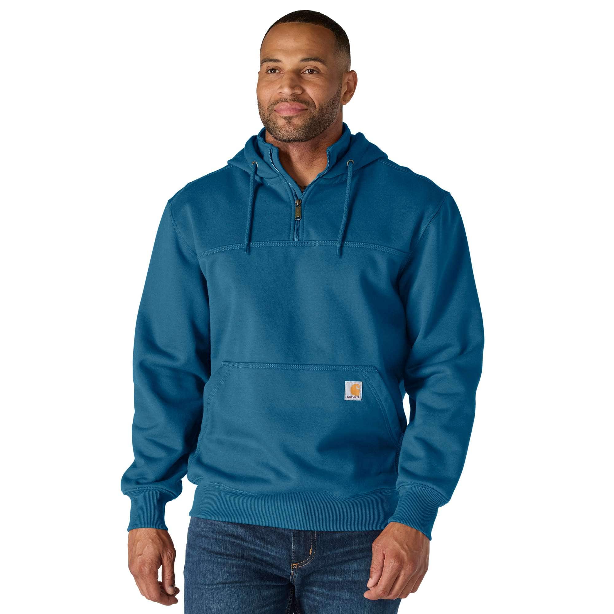 Men's paxton water repellent heavyweight quarter zip hoodie - carhartt rain defender hoodies