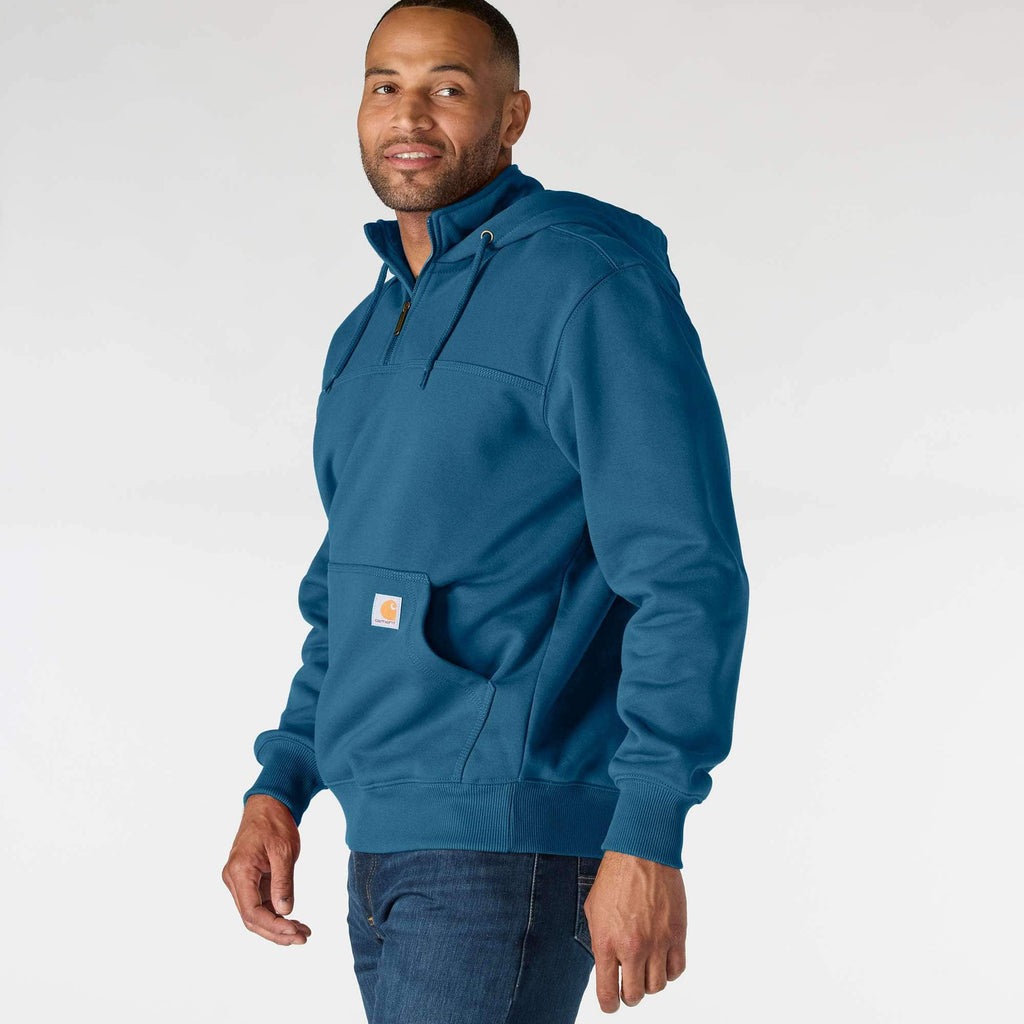 Men's paxton water repellent heavyweight quarter zip hoodie - carhartt rain defender hoodies