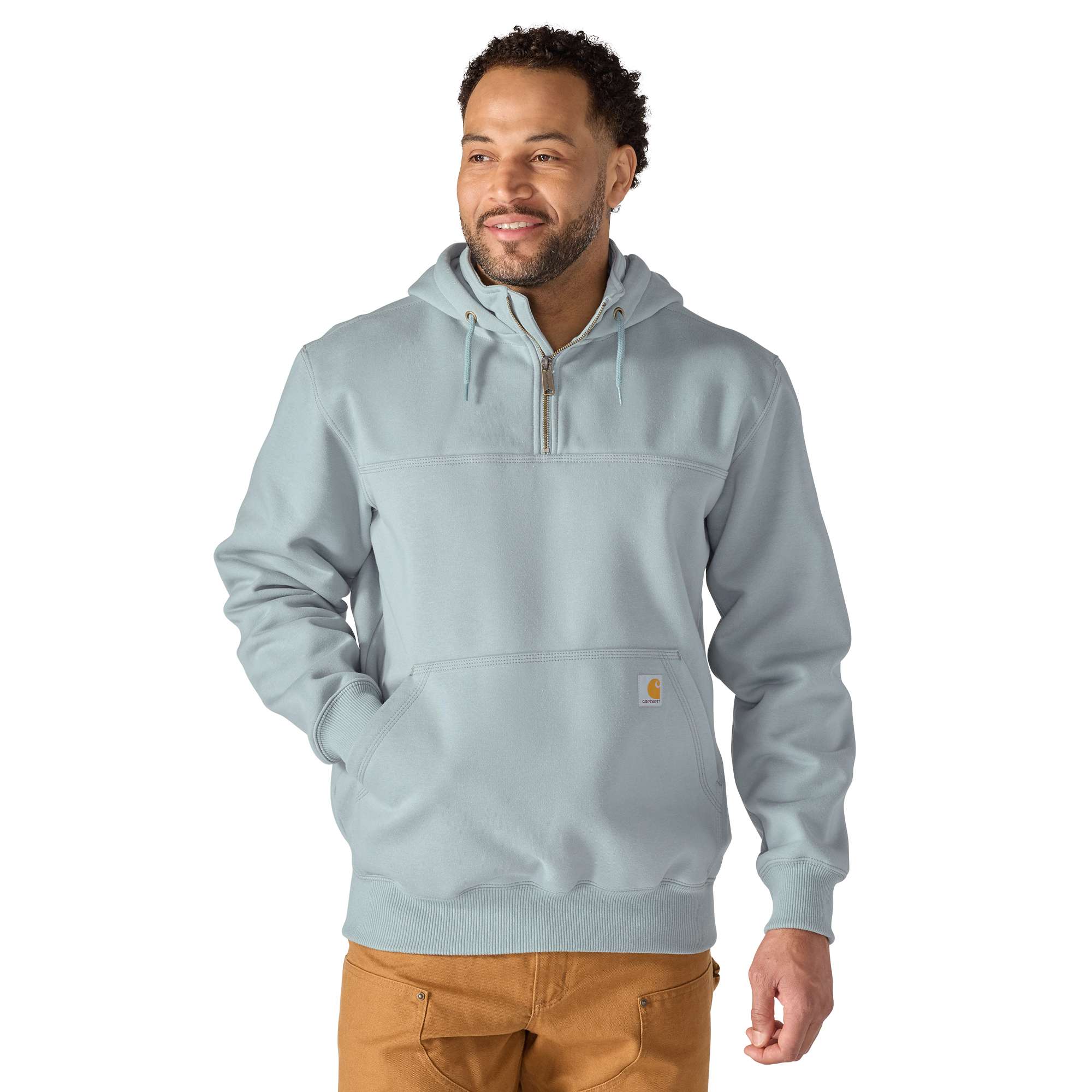 Men's paxton water repellent heavyweight quarter zip hoodie - carhartt rain defender hoodies