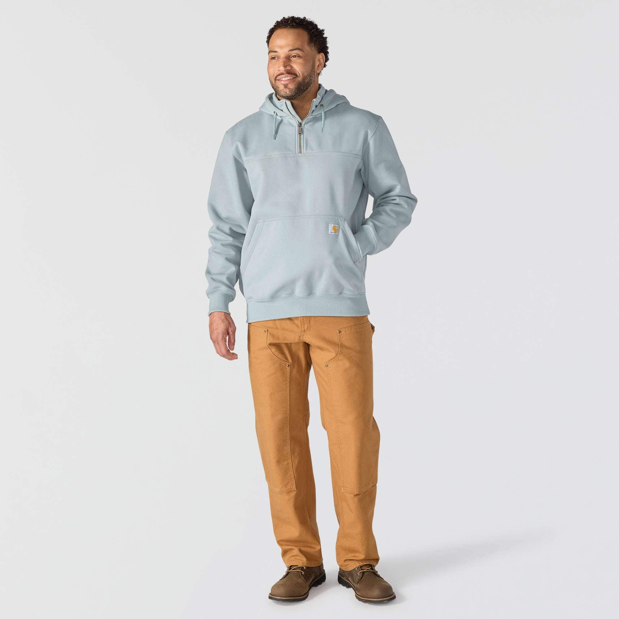 Men's paxton water repellent heavyweight quarter zip hoodie - carhartt rain defender hoodies
