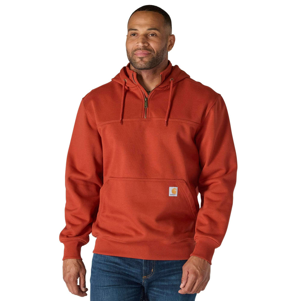 Men's paxton water repellent heavyweight quarter zip hoodie - carhartt rain defender hoodies
