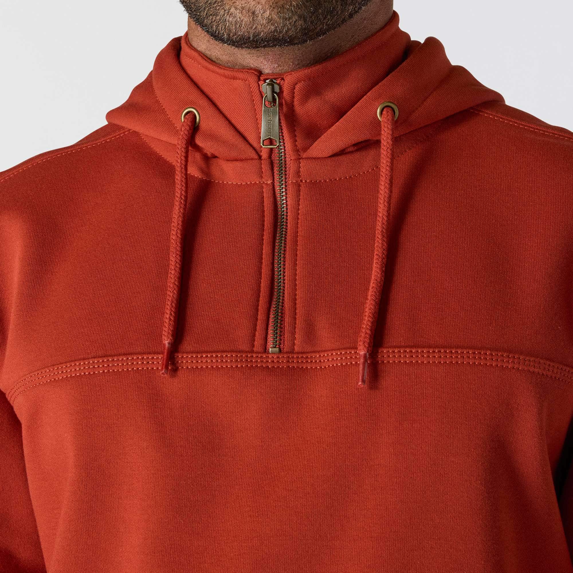 Men's paxton water repellent heavyweight quarter zip hoodie - carhartt rain defender hoodies