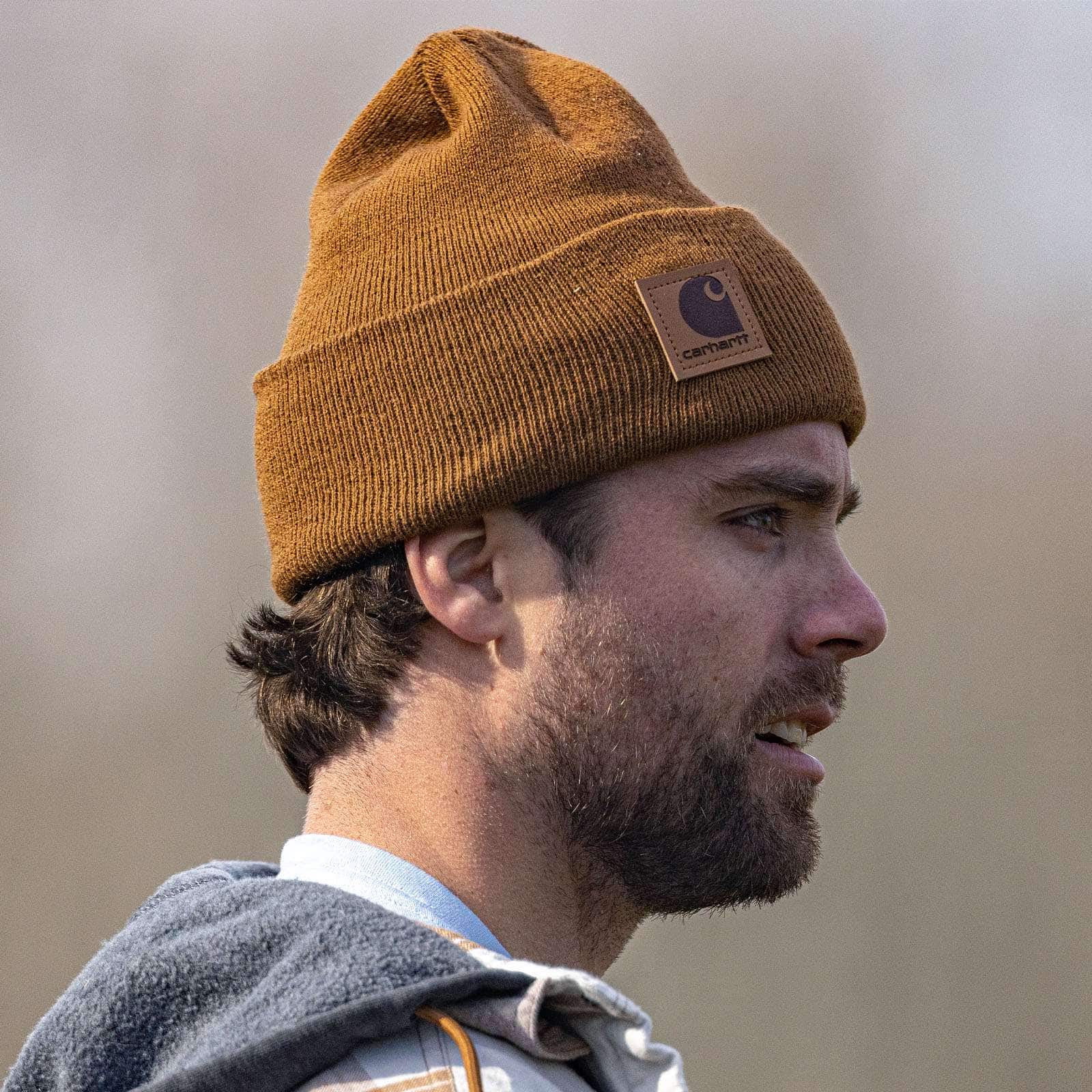 Tonal patch beanie