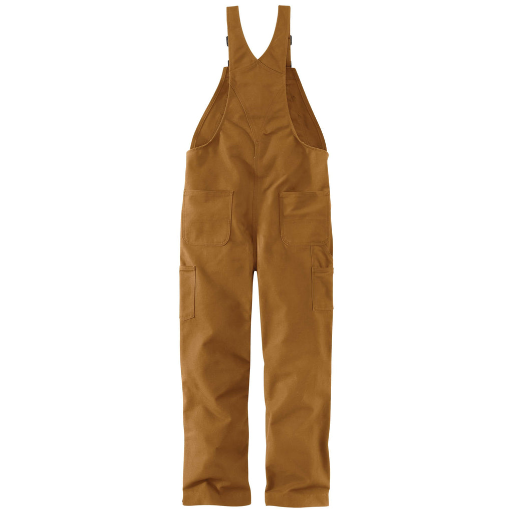 Men's fr loose fit duck insulated bib overalls - flame resistant overalls