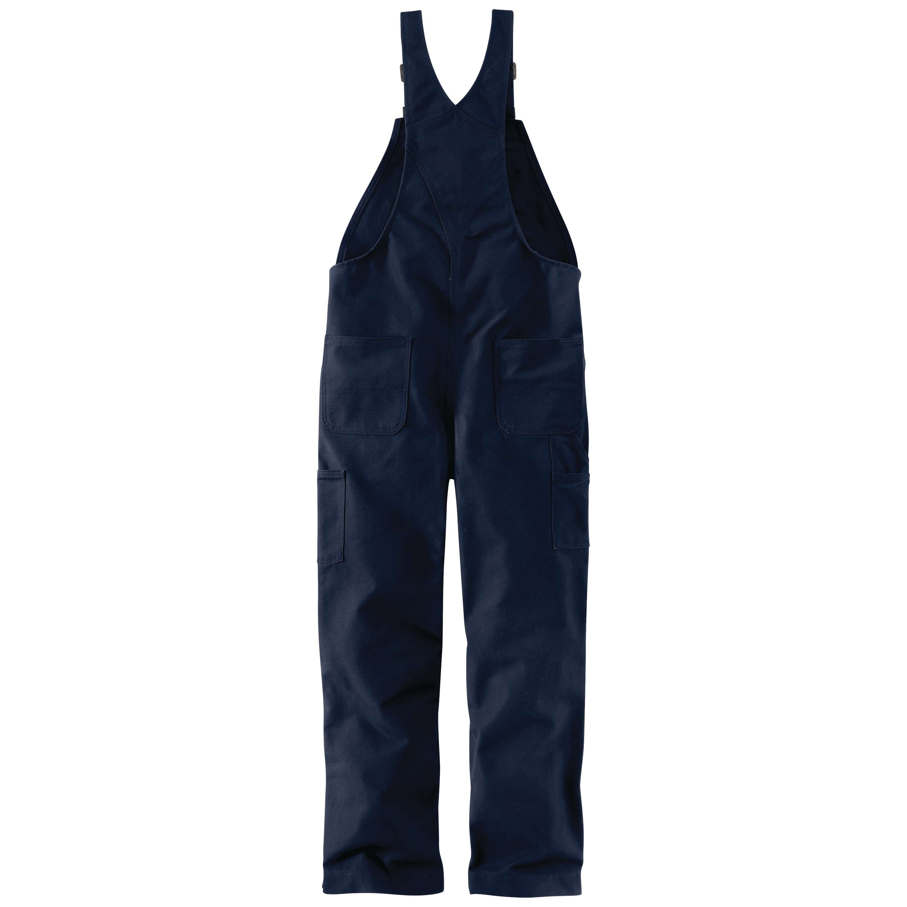 Men's fr loose fit duck insulated bib overalls - flame resistant overalls
