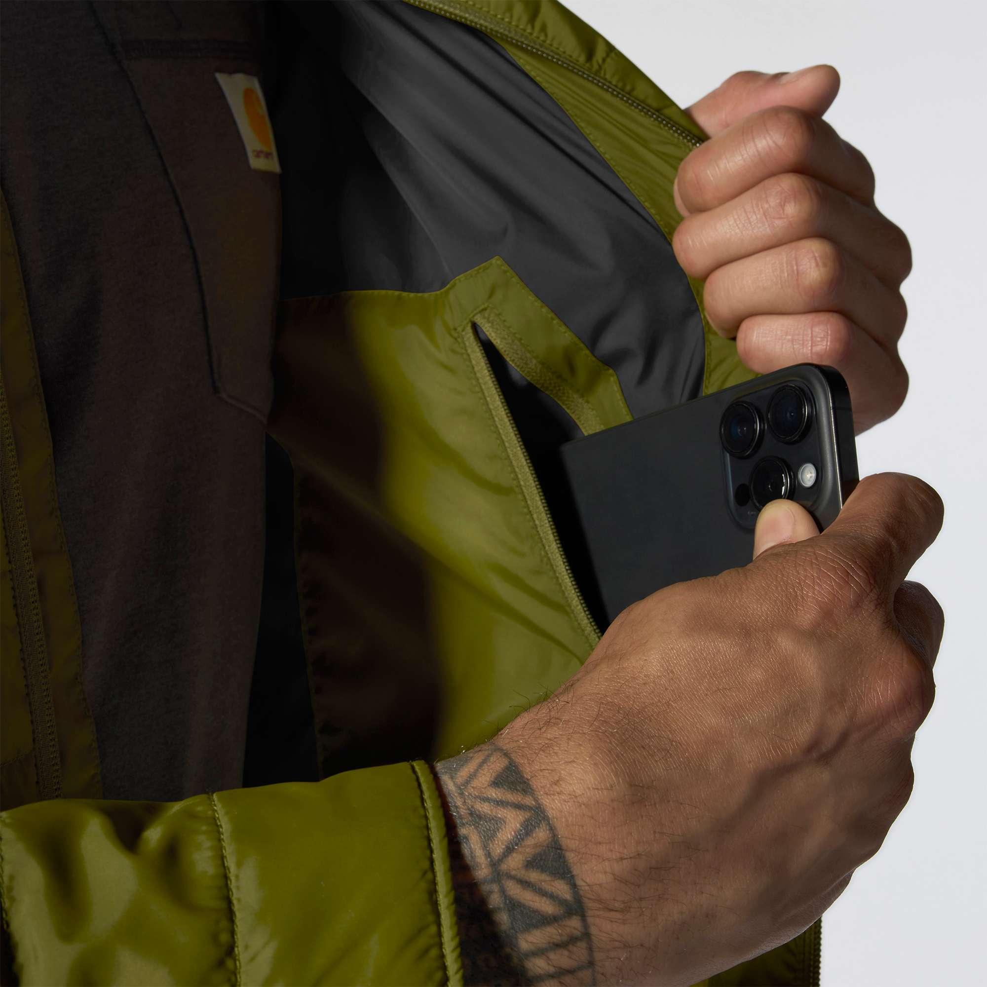 Men's gilliam lightweight water resistant insulated jacket - rain defender jackets
