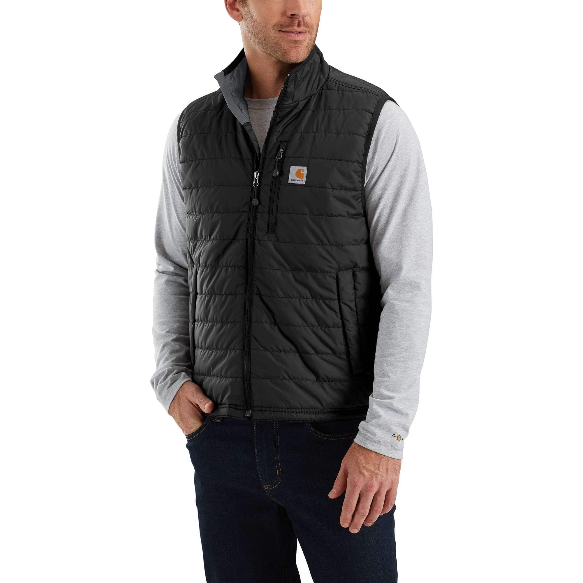Men's gilliam lightweight water resistant insulated vest - rain defender vests