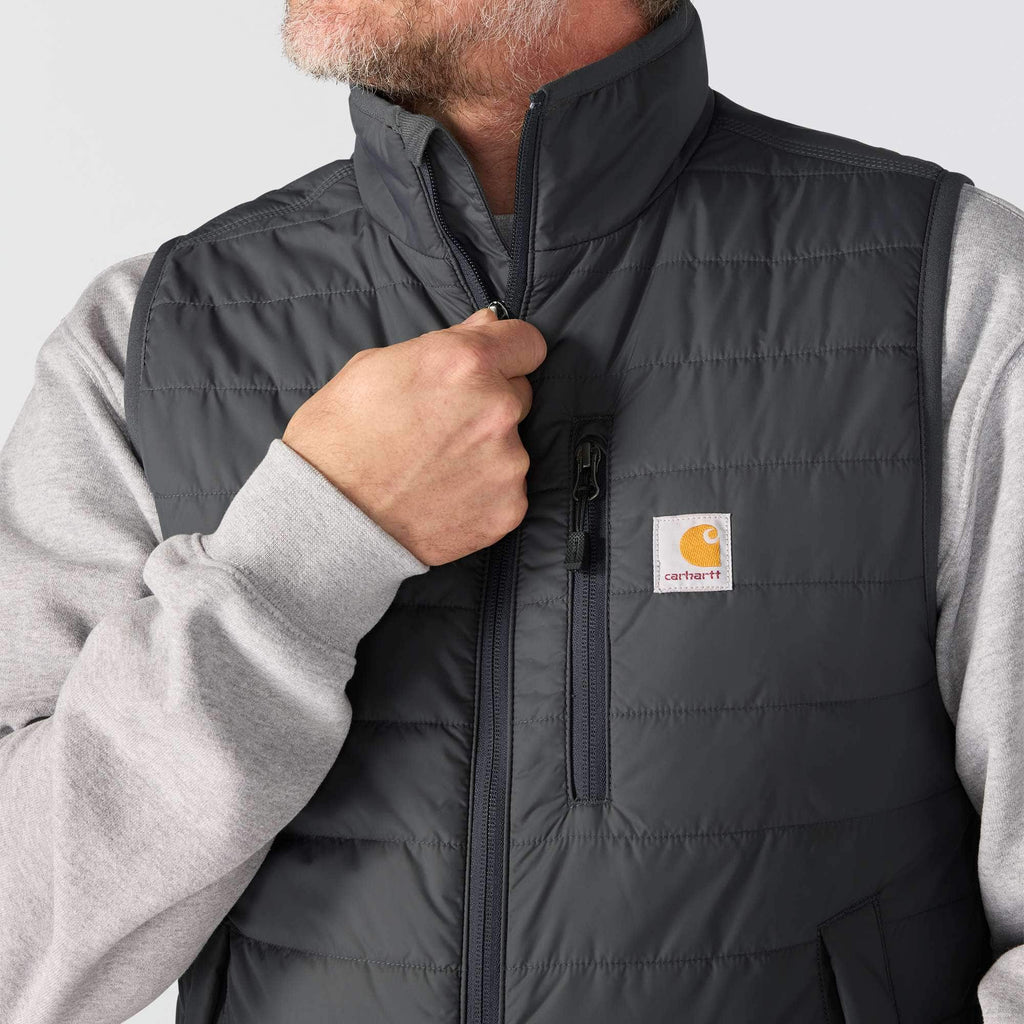 Men's gilliam lightweight water resistant insulated vest - rain defender vests