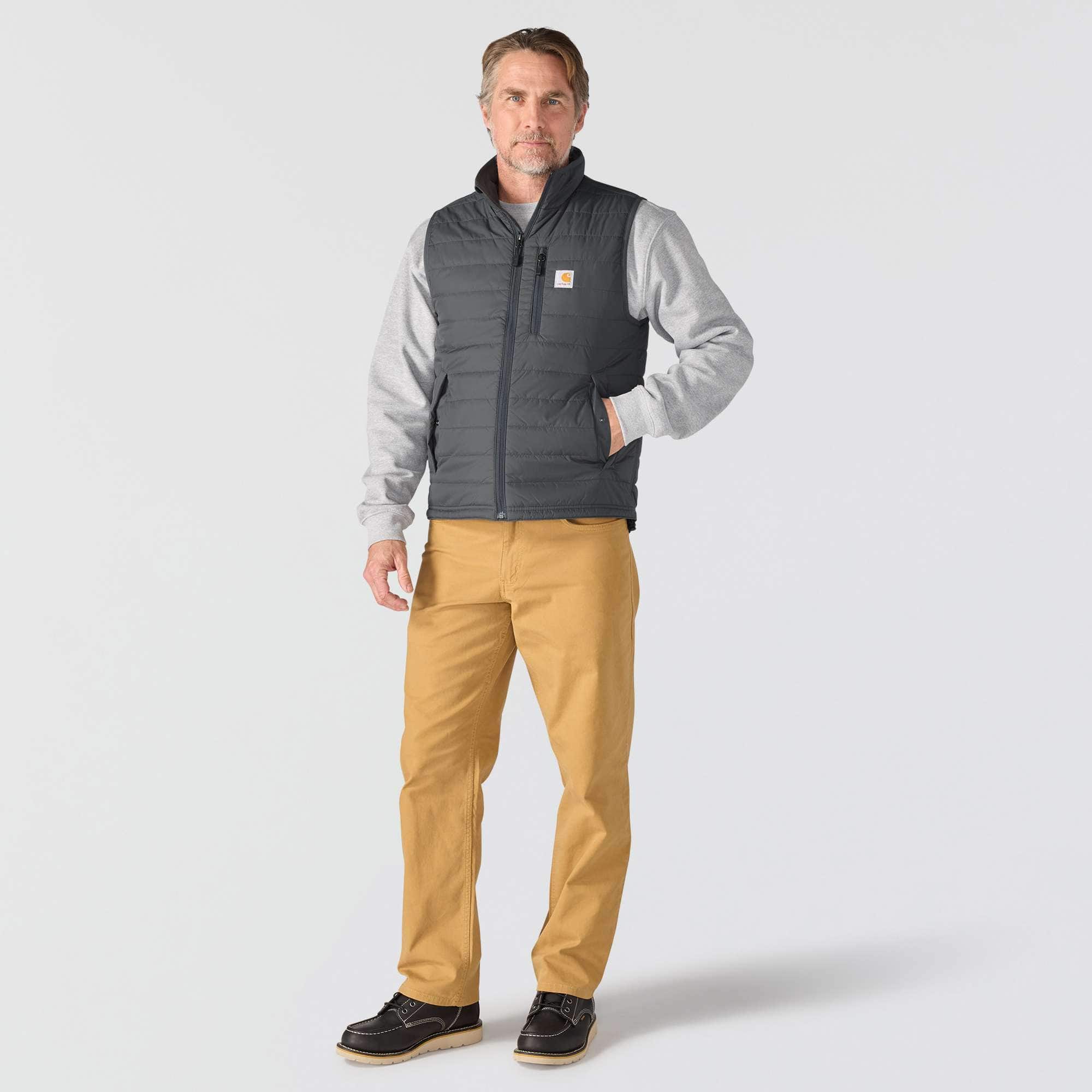 Men's gilliam lightweight water resistant insulated vest - rain defender vests