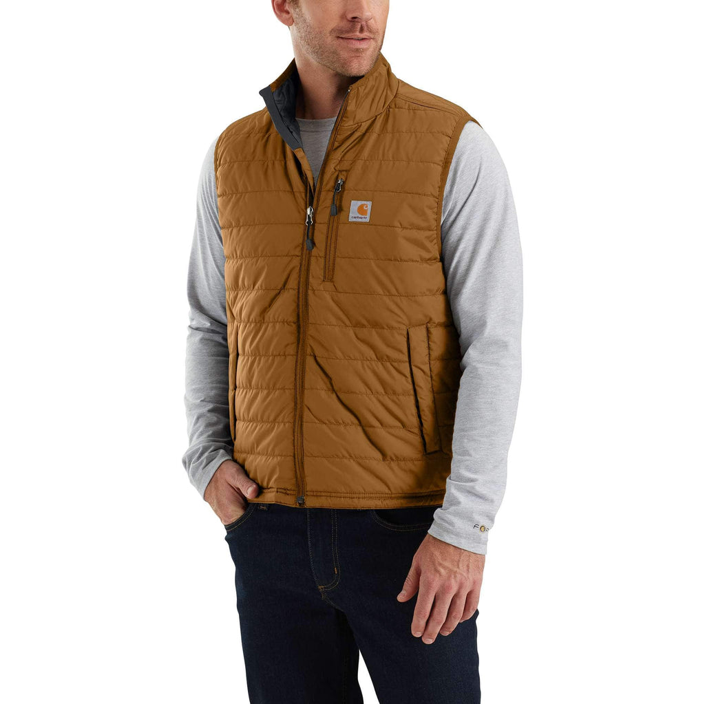 Men's gilliam lightweight water resistant insulated vest - rain defender vests