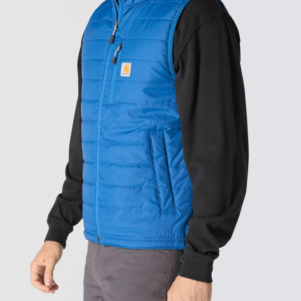 Men's gilliam lightweight water resistant insulated vest - rain defender vests