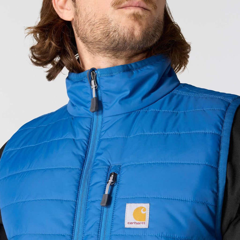 Men's gilliam lightweight water resistant insulated vest - rain defender vests