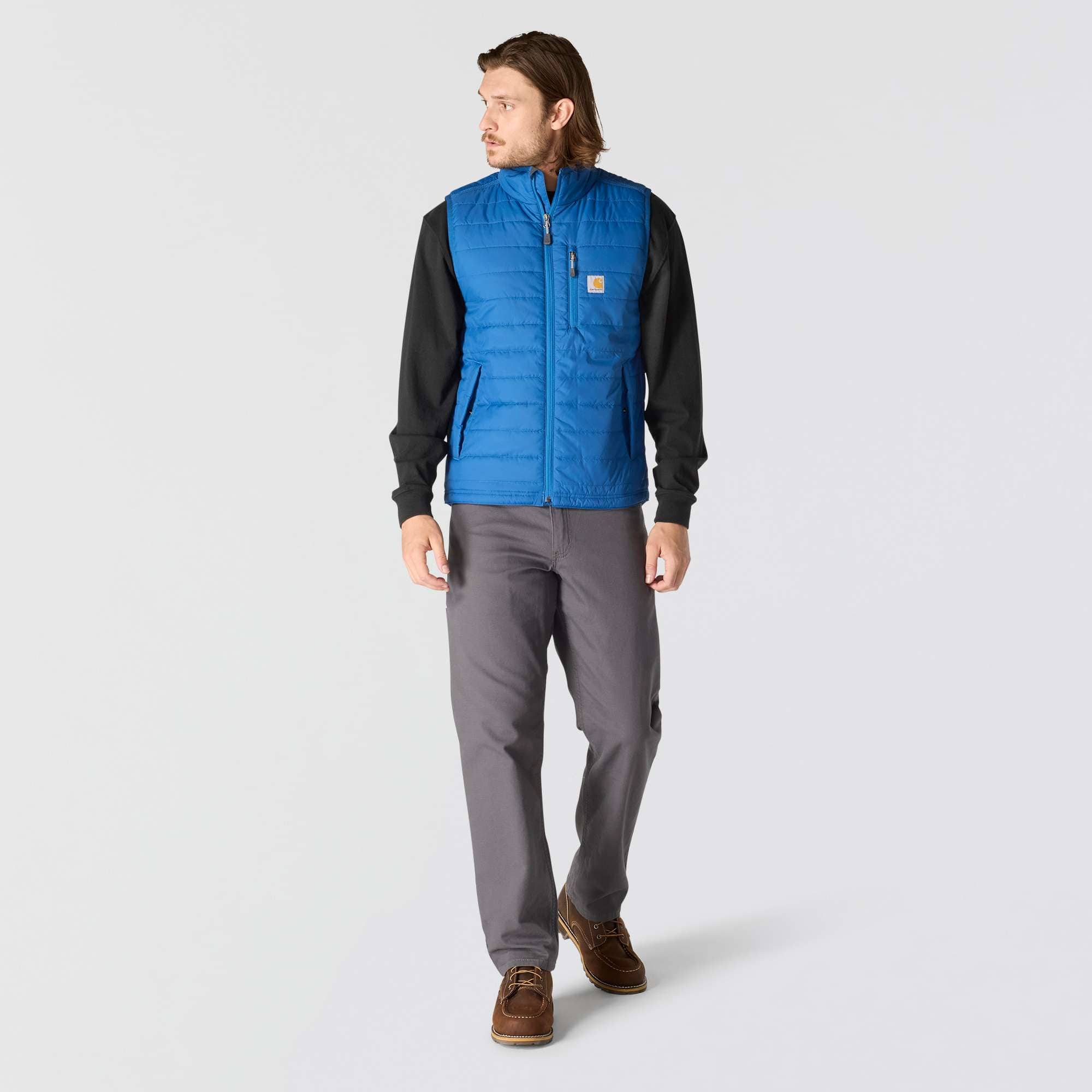 Men's gilliam lightweight water resistant insulated vest - rain defender vests