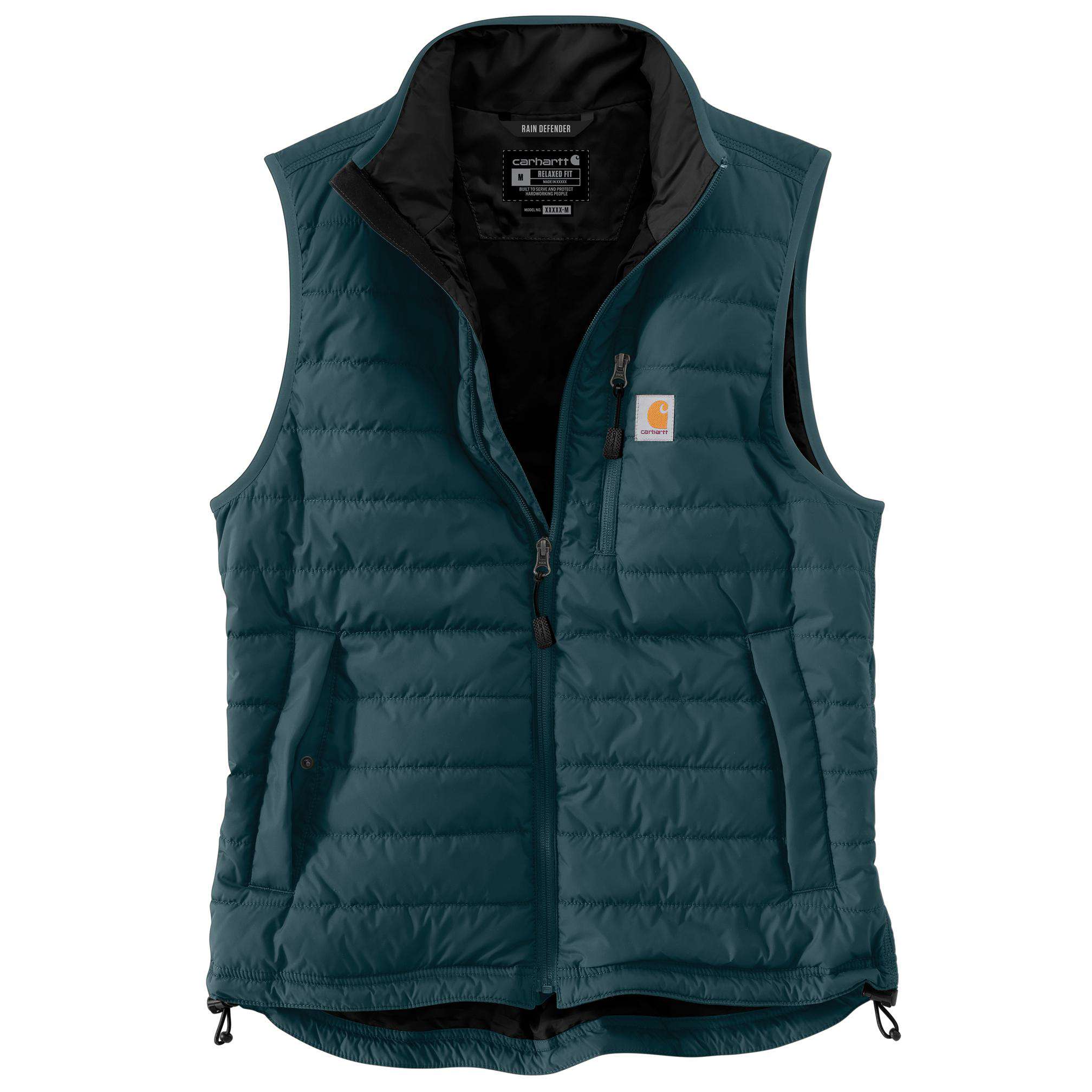 Men's gilliam lightweight water resistant insulated vest - rain defender vests