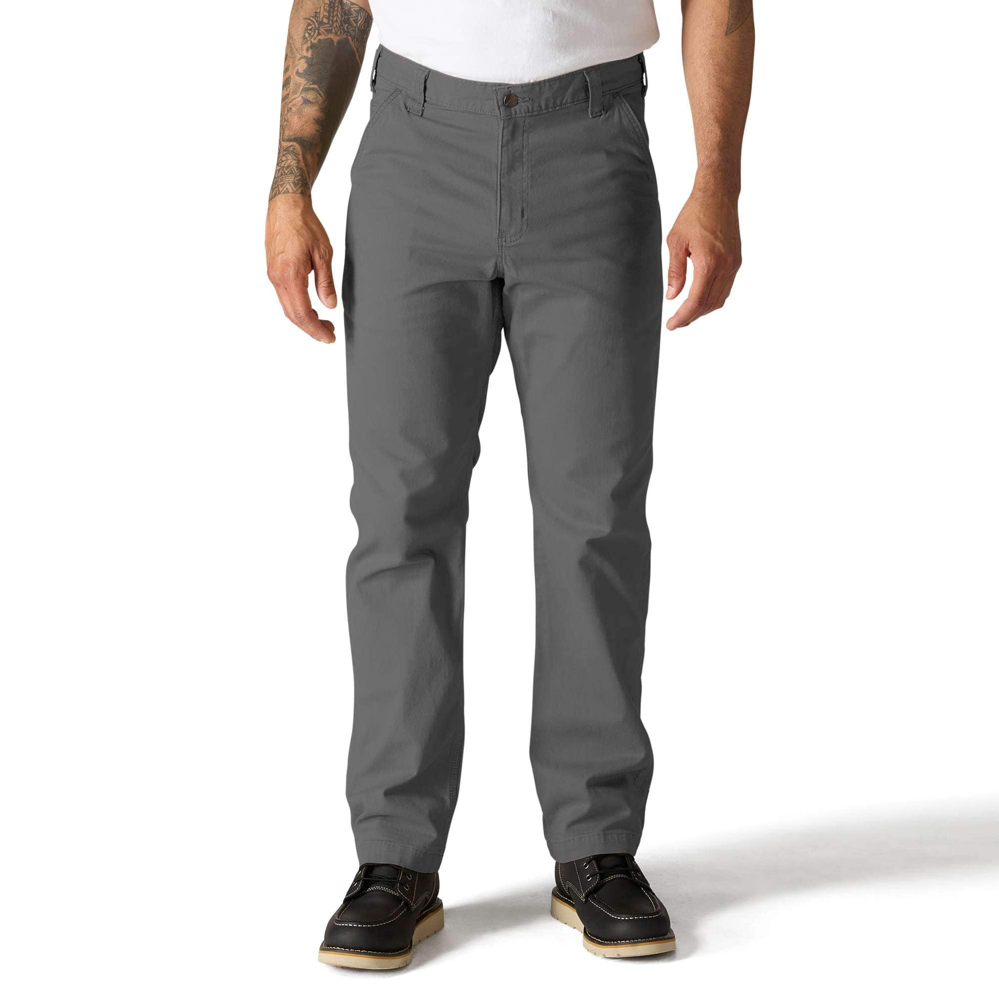 Relaxed straight rigby canvas pants - work pants