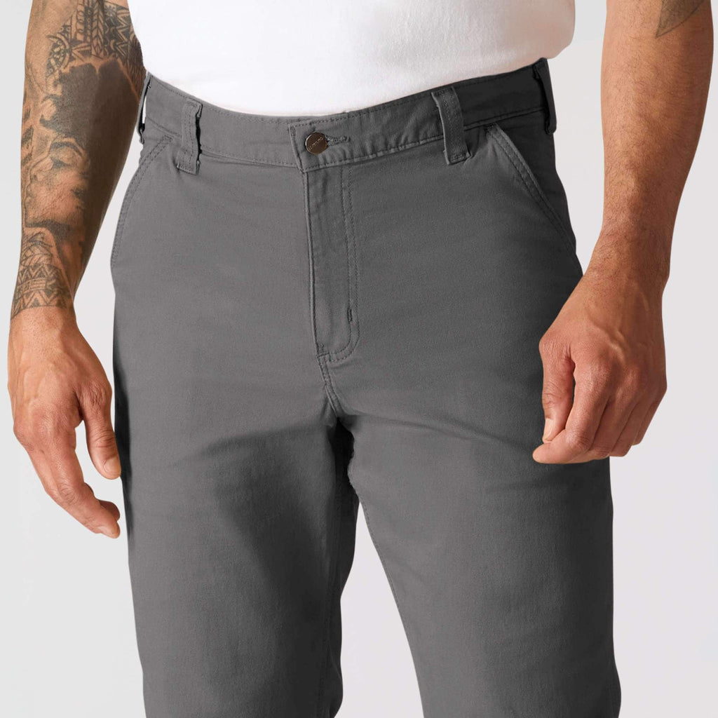 Relaxed straight rigby canvas pants - work pants