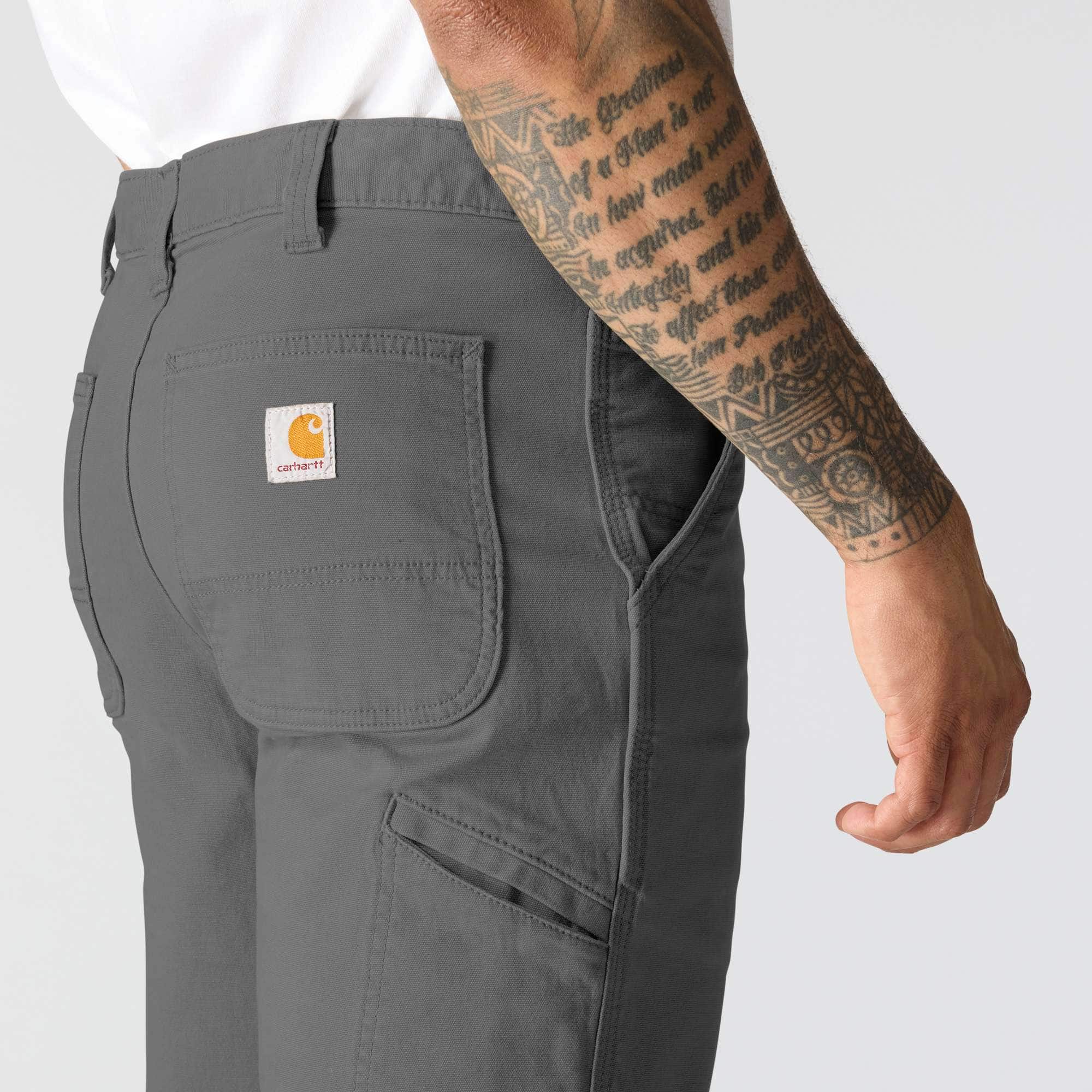 Relaxed straight rigby canvas pants - work pants