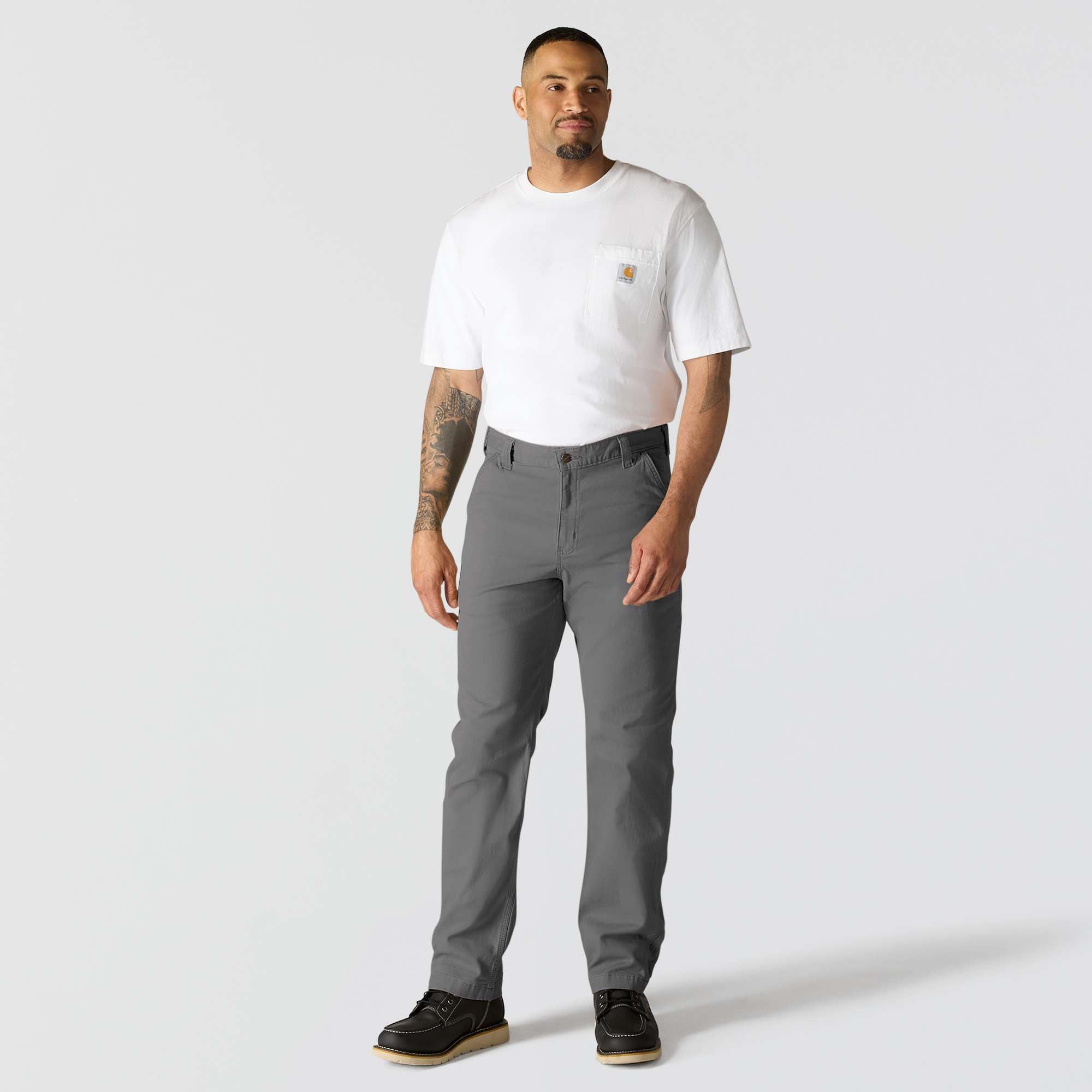Relaxed straight rigby canvas pants - work pants