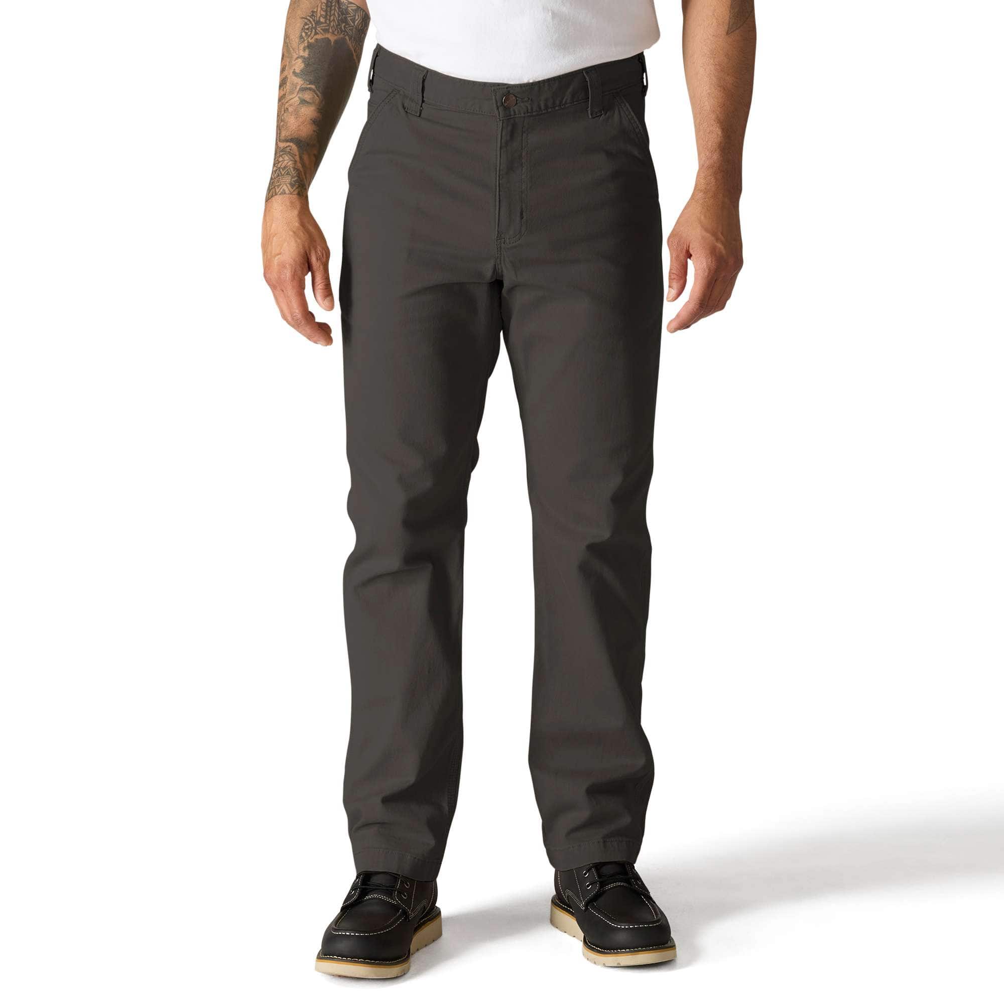 Relaxed straight rigby canvas pants - work pants